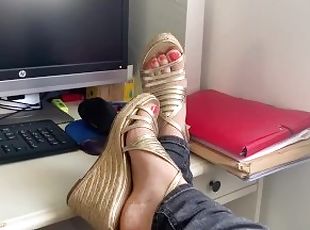 masturbation, public, secrétaire, amateur, babes, française, pieds, secousses, fétiche