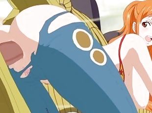 ONE PIECE - SUPER CUTE NAMI FUCKED BY HER BEST FRIEND