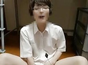 lunettes, masturbation, anal, gay, japonais, minet