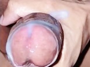 Big dick Cum drip at night