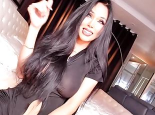 asiático, masturbación, transexual, webcam, a-solas