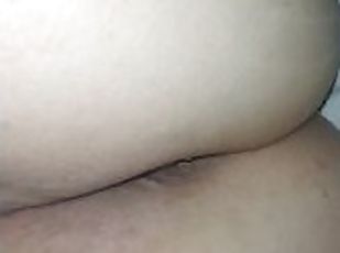Anal creampie and she cums too