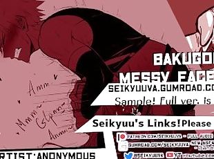 BAKUGOU'S MESSY FACE-FUCK [My Hero Academia]