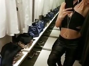 (Preview) E037: Armpit worship in fitting room (Full clip: servingm...