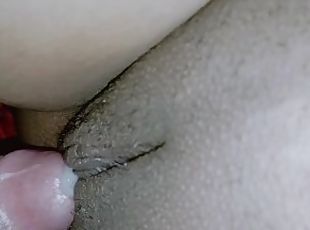 fisse-pussy, kone, udløsning, hjemmelavet, hindu, creampie, tante, sperm, nærbillede