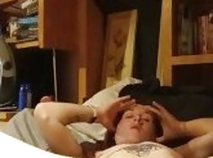 Small Tit Tatted and Pierced Masturbation