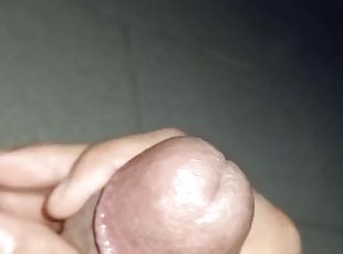 asiatique, masturbation, amateur, énorme-bite, branlette, secousses, bite