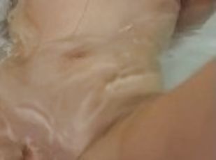 51 year old hotwife having her ASS fingered while bathing. Follow u...