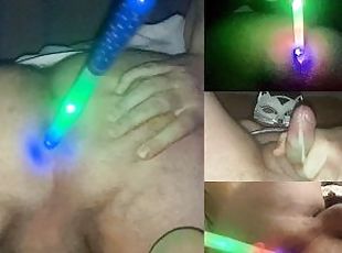 Anal Toying my Juicy Ass, Lightsaber up my butt. May the force be i...