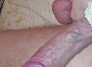 Jerking my sissy 5inche Virgin white dick need Real BBC dick to jer...