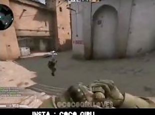 Hot Russian Gamer Girl ???????? Plays Csgo goes wrong