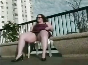 गांड, मोटा, बड़ी-खूबसूरत-औरत, गोल-मटोल, फ़िन्गरिंग, शरारती, एकल, थोंग