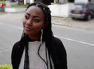 Colombian Ebony gets picked up and fucked