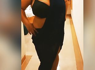 Huge Boobs In Indian Chubby Girlfriend Walks In Slow Motion Sensual Showing Her Huge Cleavage