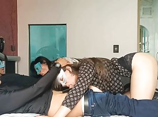 amatør, gruppesex-groupsex, webcam, brunette