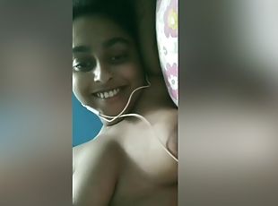 Today Exclusive- Desi Girl Bashira Jahin Showing Her Nude Body In Video Call