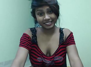Exclusive-sexy Lankan Girl Showing Her Boobs And Nude Body Live Show