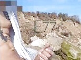 masturbation, publik, amatör, gigantisk-kuk, svart, strand, pov, brittisk, ensam, kuk