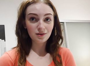 Big-Eyed Amateur Harlot Sucks A Long Swarthy Prick