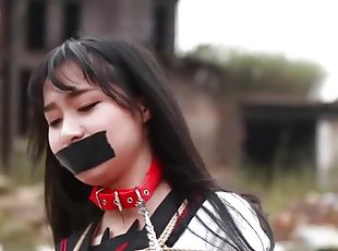 asiatisk, teenager, bdsm, bondage