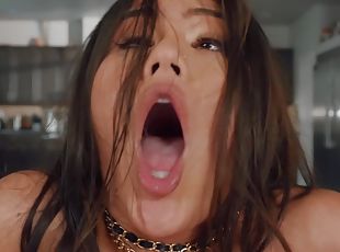 asiatisk, store-pupper, orgasme, pussy, babes, blowjob, stor-pikk, hardcore, gal, ung-18
