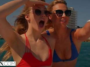 VIXEN Stunning Blond Besties have Arousing Lesbian Vacation - Ivy w...