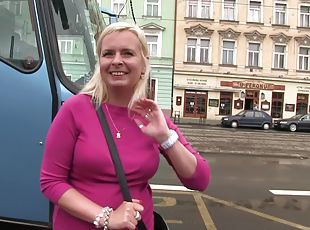 Blond Hair Lady With Bick Boobs Fucks Complete Stranger For Money 1...