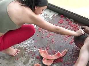 watermelon feeding