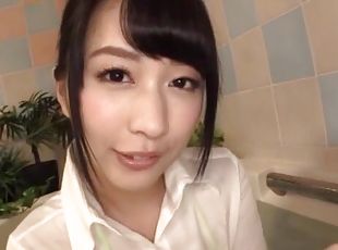 Sexy Japanese girl Yukine Sakuragi moans while getting fucked