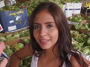 Delicious Young Latina Evelin Suarez Gets Pounded Hard On Camera - ...