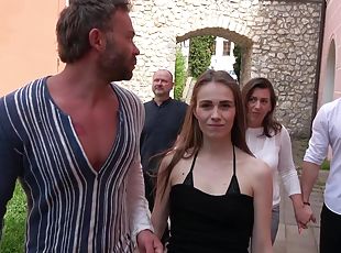 Wild group sex party with Vanessa Decker and amateur people