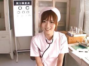 медсестра, японки, отсос-на-камеру, униформа, член