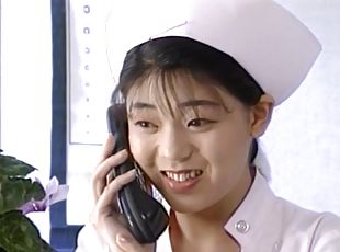 medicinska-sestra, japonka, fukanje, bolnišnica, uniforma