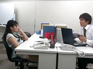 masturbation, bureau-office, babes, japonais, couple, horny