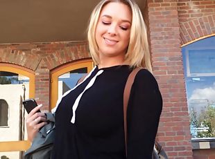 Busty blonde model Brooke Wylde gets her pussy fucked balls deep