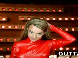 kändis, britney, latex, ensam