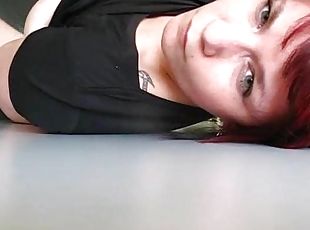 masturbation, bureau-office, chatte-pussy, allemand, solo, rasé