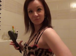 Nothing makes her moan in pleasure like when she's masturbating in the shower.