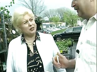 busty german mom picked up from german street for her first rough a...