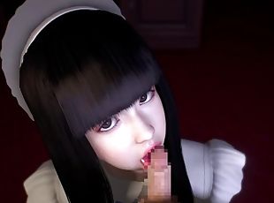 oral-seks, japonca, pornografik-içerikli-anime, 3d