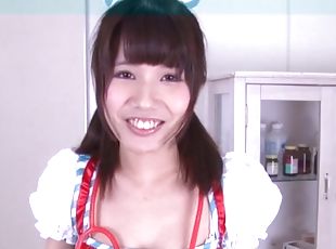 enfermera, japonés, uniforme
