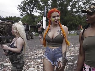 Military Cosplay Porn with Buxom Redhead MOm - Paintballers Part 1 ...