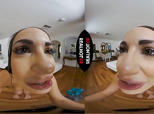 POV VR solo masturbation with Sofi