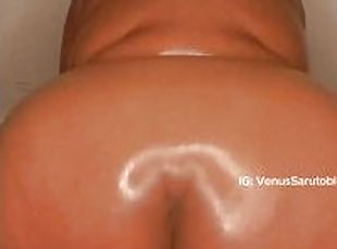 OILED BIG ASS EBONY BBW VENUS SARUTOBI  RIDING DICK OF/VENUS SARUTO...