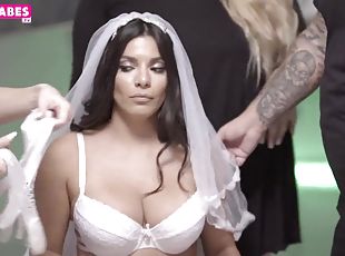 Busty Brunette Clara Has Second Thoughts On Her Wedding Day - brune...