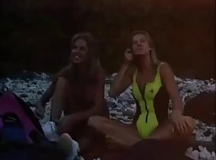 Two horny blondes milfs swimsuit