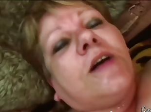 Nasty granny loves riding fat cock