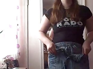 amaterski, bbw, jeans