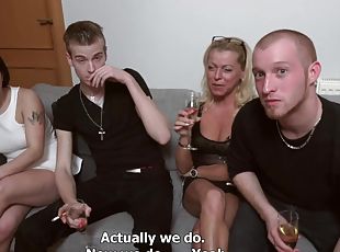 Euro Czech Swingers - The House of Group Fuck - two amateur couples...