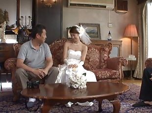 アジアの, 新婦, 毛むくじゃらの, プッシー, ハードコア, 日本人, 運指, 嫁入り, 現実